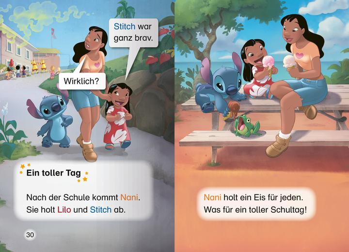 Actual product image Ravensburger Disney: Lustige Geschichten mit Stitch und Vaiana - Lesen lernen mit den Leselernstars - (German, Sarah Dalitz, The Walt Disney Company, 2025)