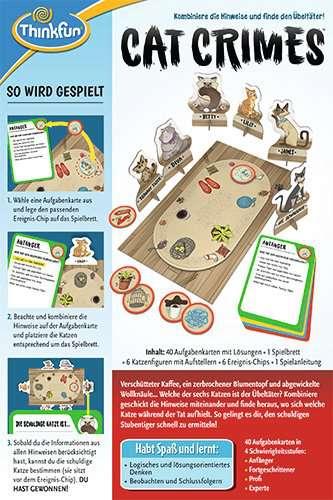 Actual product image Thinkfun cat crimes (German)