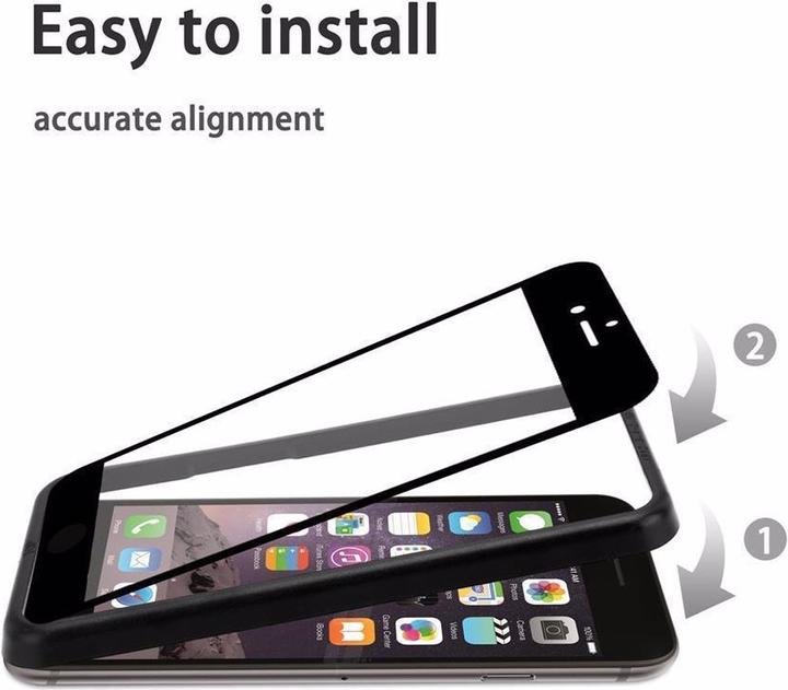 Actual product image Cadorabo Full screen display protection glass with installation guide (3 Piece, Apple iPhone 7)