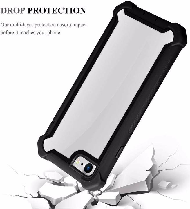 Actual product image Cadorabo Hybrid 2-in-1 Acrylic Cover (Apple iPhone SE (2nd Gen), Apple iPhone 7)