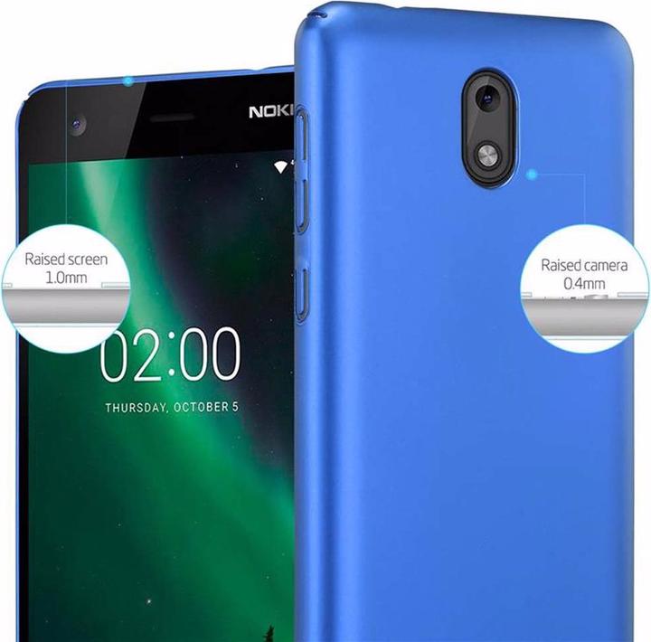 Actual product image Cadorabo Hard Cover Matt Metal Cover (Nokia 2)