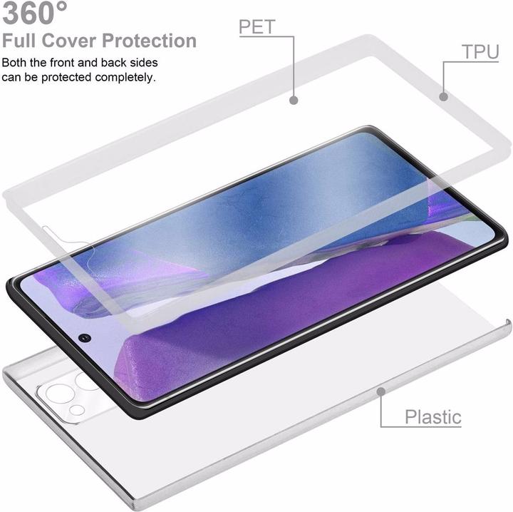 Produktbild Cadorabo TPU 360 Grad Case Cover (Samsung Galaxy Note 20)