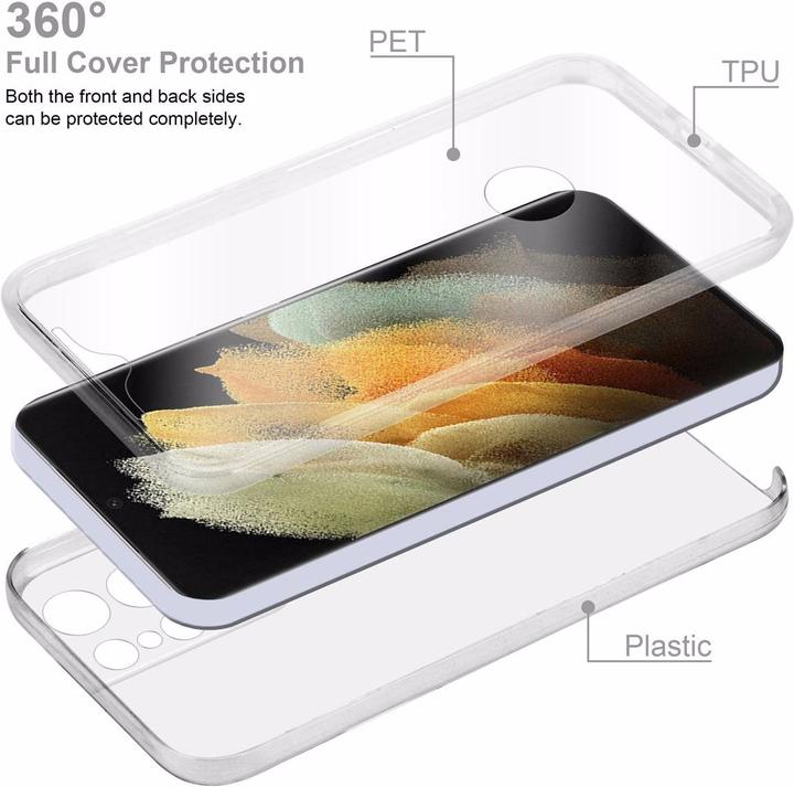 Image du produit Cadorabo TPU 360 degrés Case Cover (Samsung Galaxy S21 Ultra)