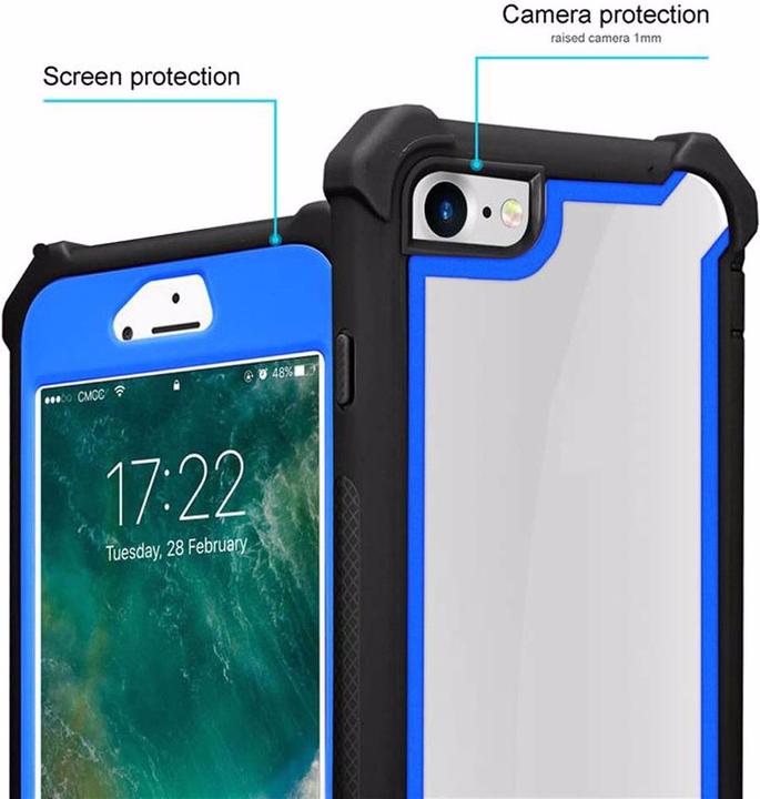 Produktbild Cadorabo Hybrid 2-in-1 Acrylic Cover (Apple iPhone 7, Apple iPhone SE (2nd Gen))