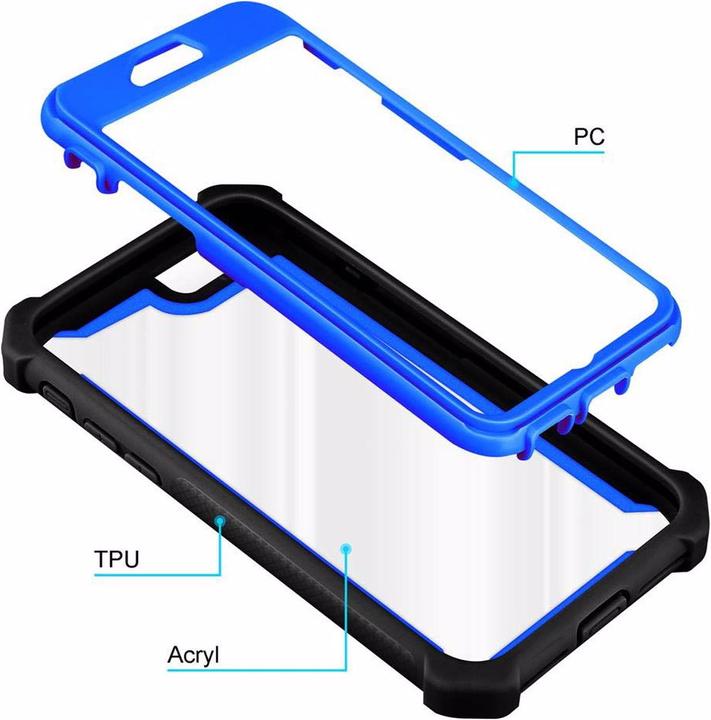 Produktbild Cadorabo Hybrid 2-in-1 Acrylic Cover (Apple iPhone 7, Apple iPhone SE (2nd Gen))