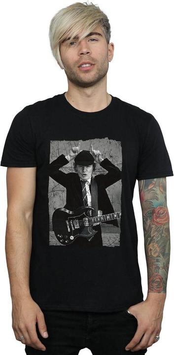 Immagine prodotto AC/DC Angus Young Distressed Photo Maglietta Uomo (S)
