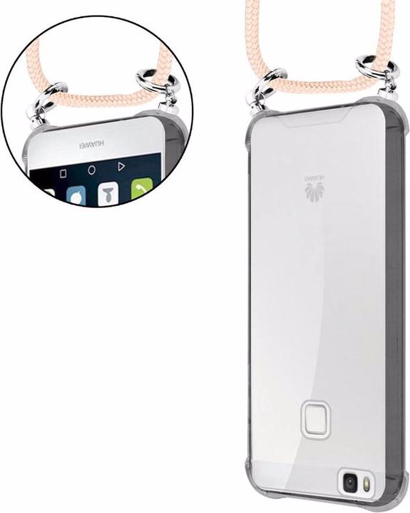 Actual product image Cadorabo TPU Mobile Phone Chain SILVER Cover
