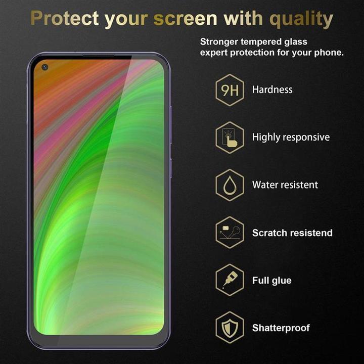 Actual product image Cadorabo Full screen display protection glass (3 Piece, Samsung Galaxy M11)