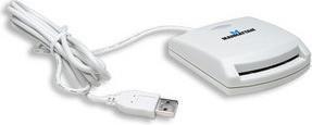 Productafbeelding Manhattan Smartcardlezer - USB - wit (USB)