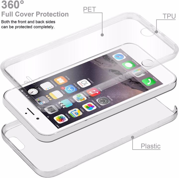 Productafbeelding Cadorabo TPU 360 graden hoesje (Apple iPhone 6 Plus)