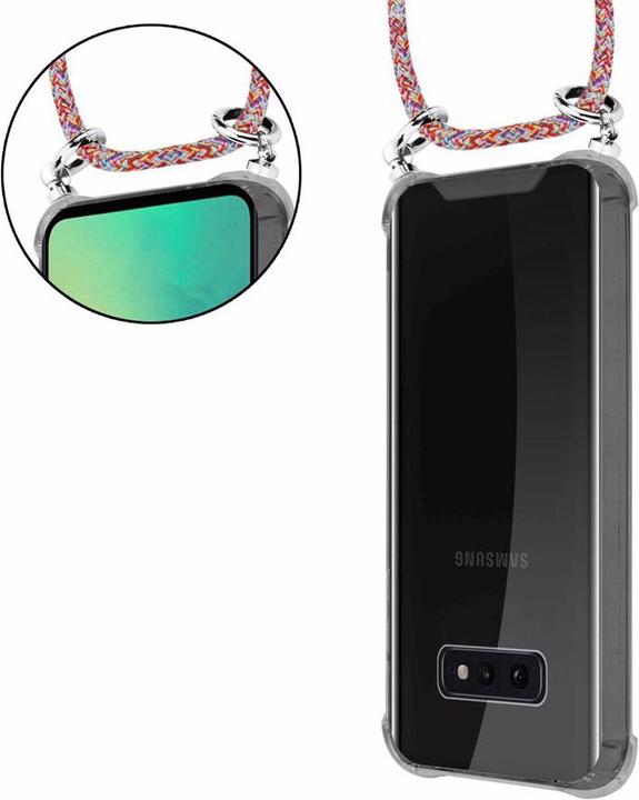 Produktbild Cadorabo TPU Handy Kette SILBER Cover