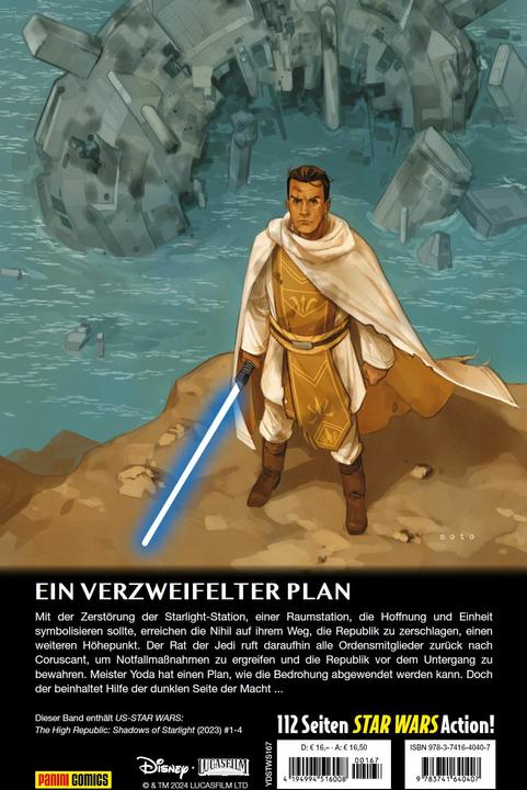 Productafbeelding Panini Star Wars Comics: Die Hohe Republik - Die Schatten von Starlight (Duits, Ibrahim Roberson, Charles Soule, Marika Cresta, David Messina, Jethro Morales, 2024)