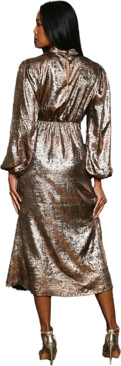 Actual product image Principles Womens/Ladies Metallic Waist Detail Midi Dress (40 D)
