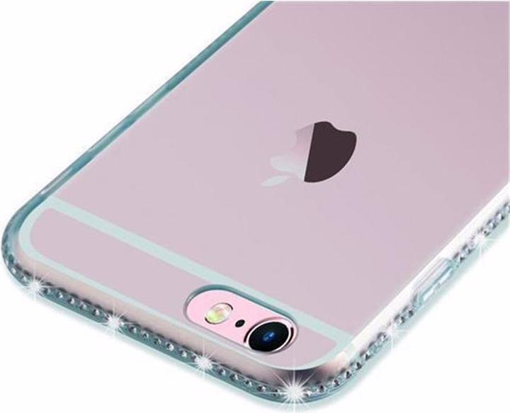 Actual product image Cadorabo TPU Ultra Slim Rhinestone Cover (Apple iPhone 6)