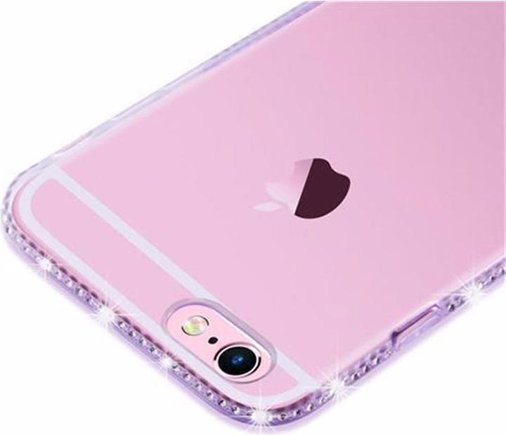 Produktbild Cadorabo TPU Ultra Slim Strass Cover (Apple iPhone 6)