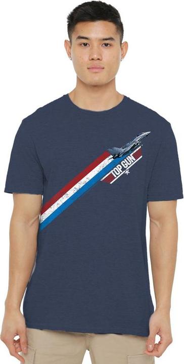 Actual product image Top Gun Unisex Adult Stripes T-Shirt (XL)
