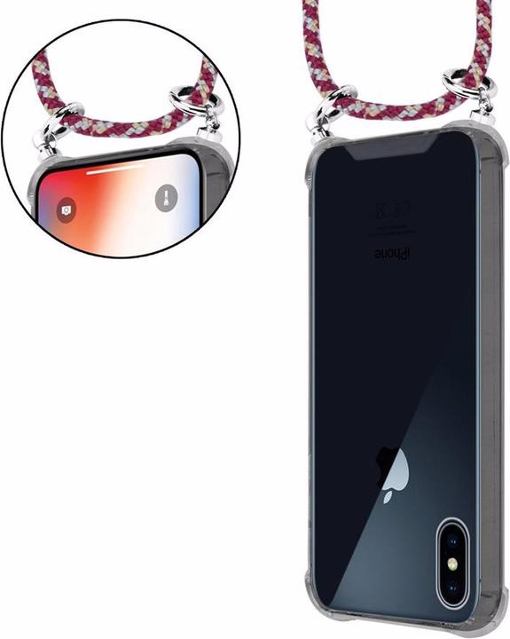 Produktbild Cadorabo TPU Handy Kette SILBER Cover