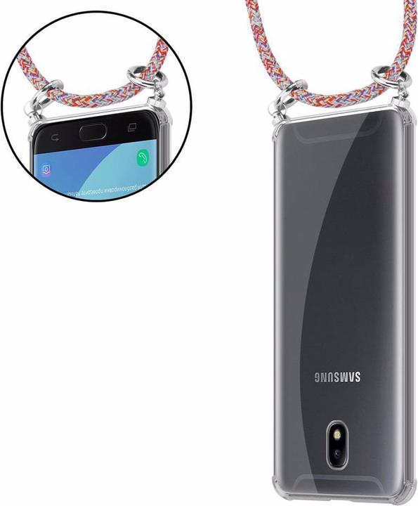 Produktbild Cadorabo TPU Handy Kette SILBER Cover