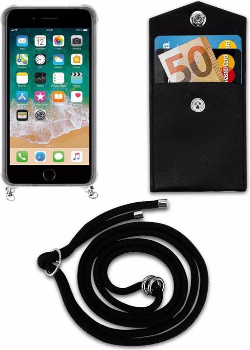 Actual product image Cadorabo TPU Mobile Phone Chain SILVER Cover