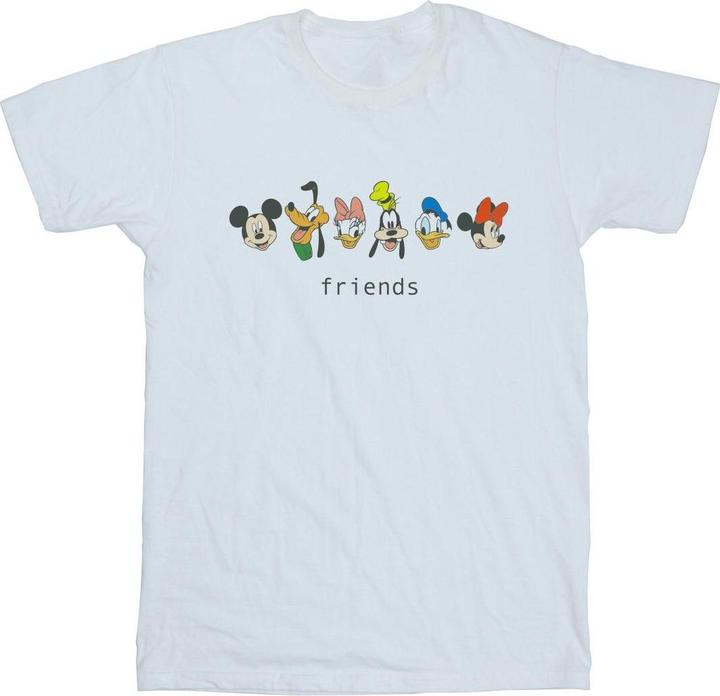 Actual product image Disney Womens/Ladies Mickey Mouse And Friends Cotton Boyfriend T-Shirt (3XL)