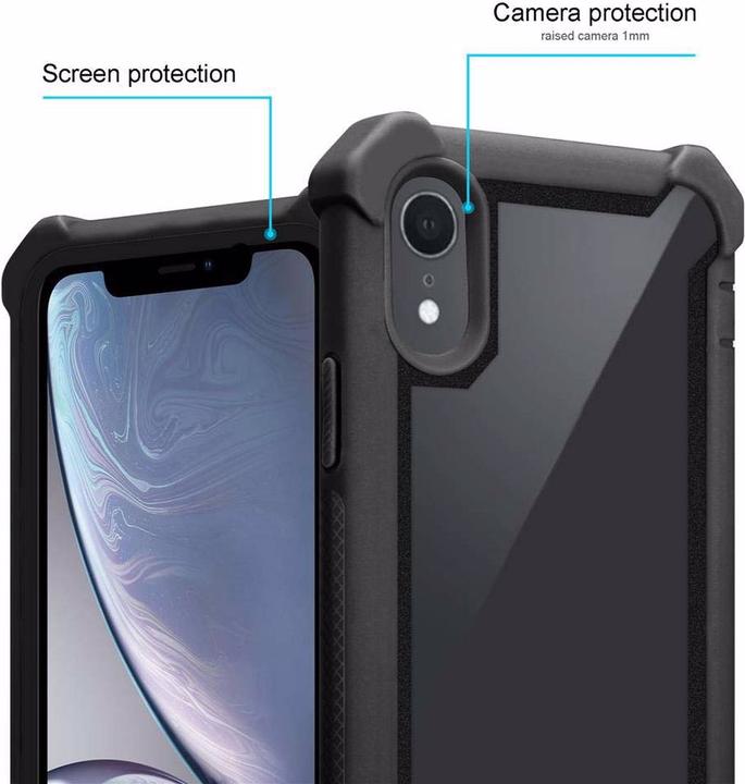 Actual product image Cadorabo Hybrid 2-in-1 Acrylic Cover (Apple iPhone XR)