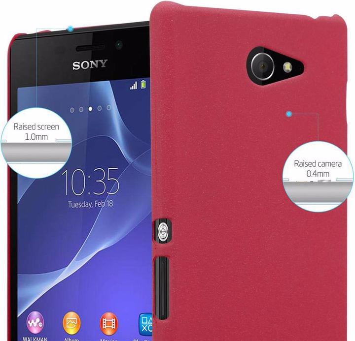 Productafbeelding Cadorabo Harde kaft Frosty Cover (Xperia M2 Aqua, Xperia M2)