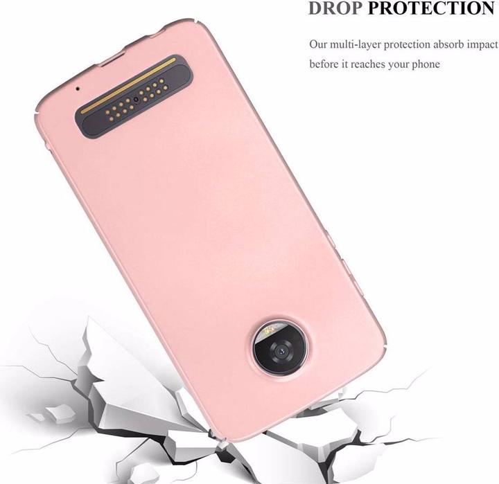 Actual product image Cadorabo Hard Cover Matt Metal Cover (Motorola Moto Z2 Play, Motorola Moto Z2 Force)