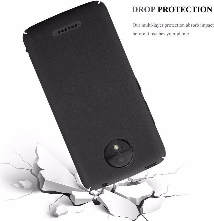 Image du produit Cadorabo Couverture rigide Frosty Cover (Motorola Moto C Plus)