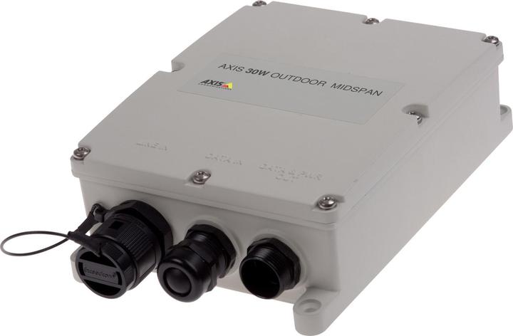 Actual product image Axis PoE+ Injector 30W Outdoor Midspan (802.3af (PoE), 30 W)