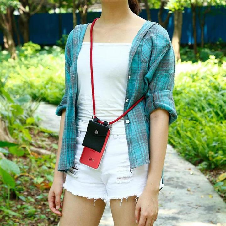 Produktbild Cadorabo TPU Handy Kette SILBER Cover