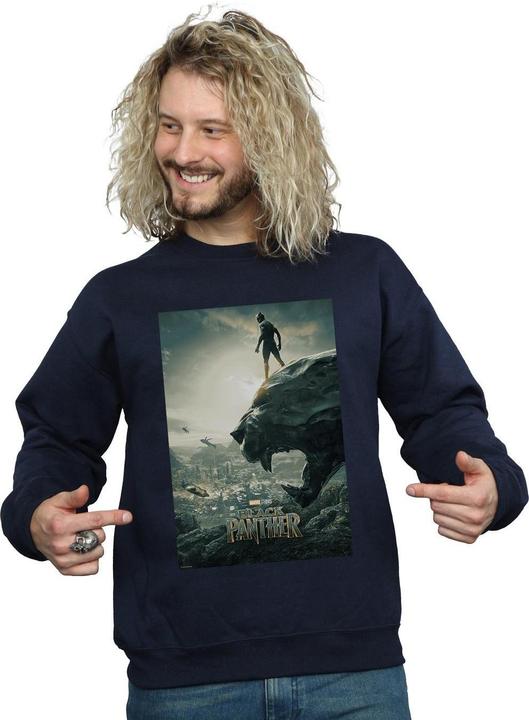 Image du produit Mens Black Panther Poster Cotton Sweatshirt (XL)
