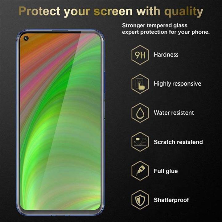Produktbild Cadorabo Vollbild Displayschutzglas (1 Stück, LG K20, Huawei Nova 5T, TCL 20S)
