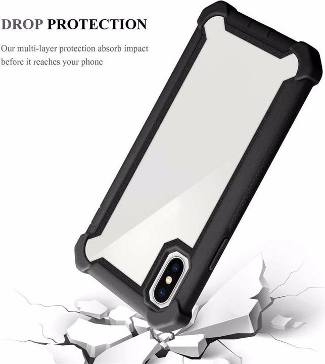 Immagine prodotto Cadorabo Copertura acrilica ibrida 2 in 1 (Apple iPhone X)