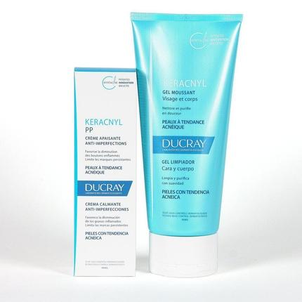 Produktbild Ducray Cleansing gel 30 ml + descaling cream 40 ml (Gel, 70 ml)