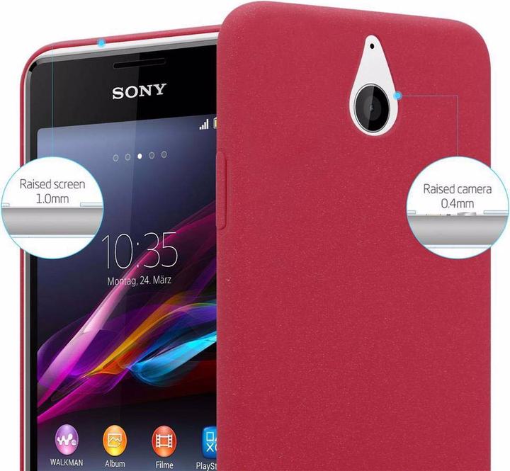 Actual product image Cadorabo Hard Cover Frosty Cover (Sony Xperia E1)
