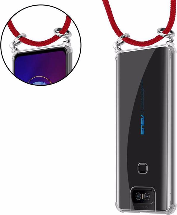 Produktbild Cadorabo TPU Handy Kette SILBER Cover