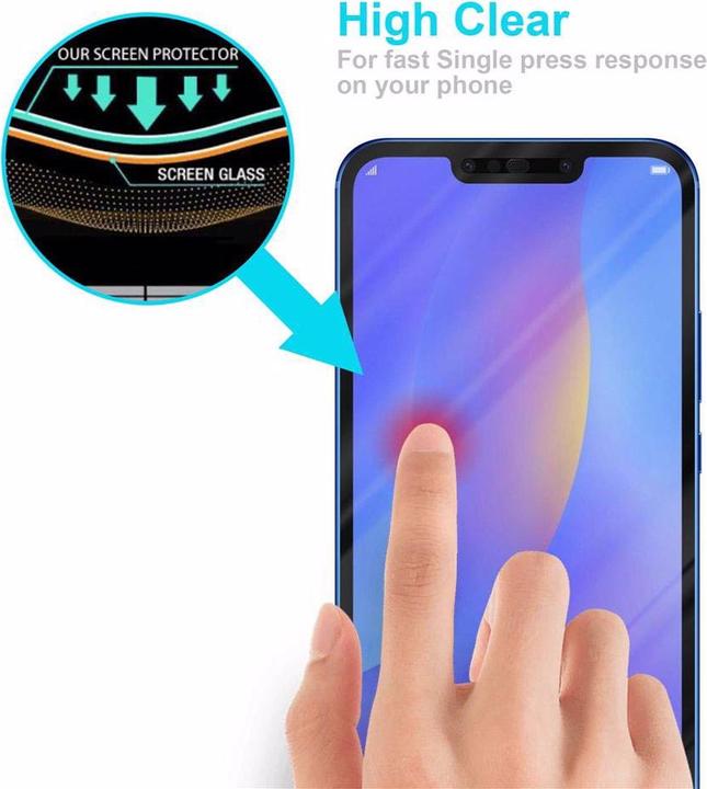 Produktbild Cadorabo Vollbild Displayschutzglas (1 Stück, Huawei P Smart Pro (2019))