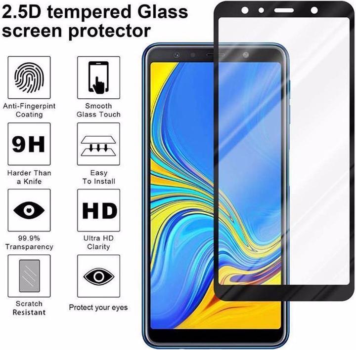 Image du produit Cadorabo Verre de protection d'écran plein écran (1 pièce(s), Samsung Galaxy A7 (2018))