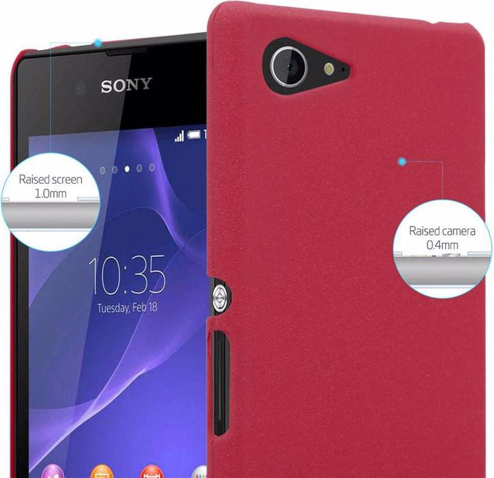 Actual product image Cadorabo Hard Cover Frosty Cover (Sony Xperia E3)