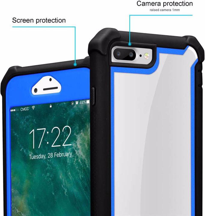 Produktbild Cadorabo Hybrid 2-in-1 Acrylic Cover (Apple iPhone 7 Plus, Apple iPhone 7s Plus)