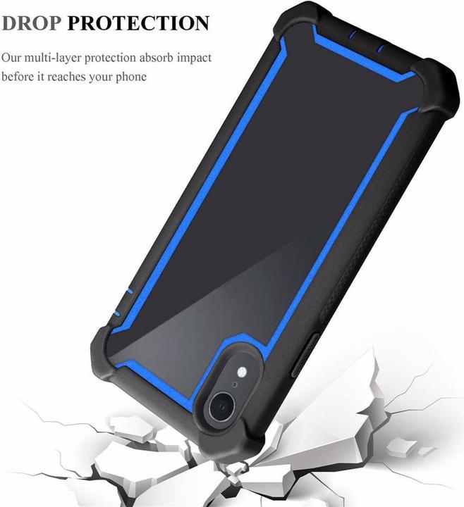 Actual product image Cadorabo Hybrid 2-in-1 Acrylic Cover (Apple iPhone XR)