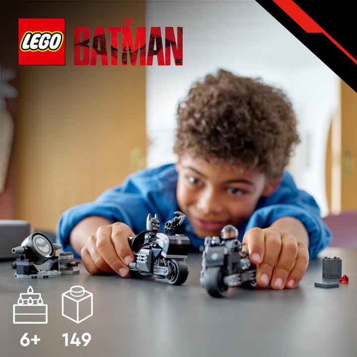 Produktbild LEGO Batman und Selina Kyle: Verfolgungsjagd auf dem Motorrad (76179, LEGO DC)