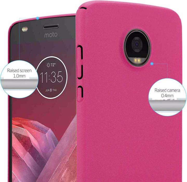 Image du produit Cadorabo Couverture rigide Frosty Cover (Motorola Moto Z2 Play, Motorola Moto Z2 Force)