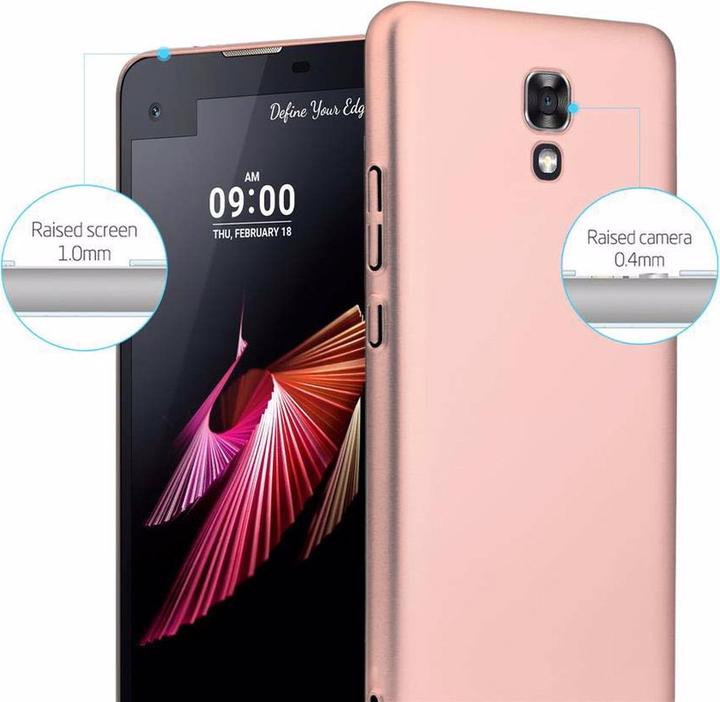 Actual product image Cadorabo Hard Cover Matt Metal Cover (LG X Screen)