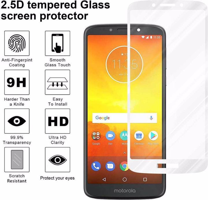 Productafbeelding Cadorabo Volledig schermbeschermend glas (1 Stuk, Motorola Moto E5, Motorola Moto G6 Play)