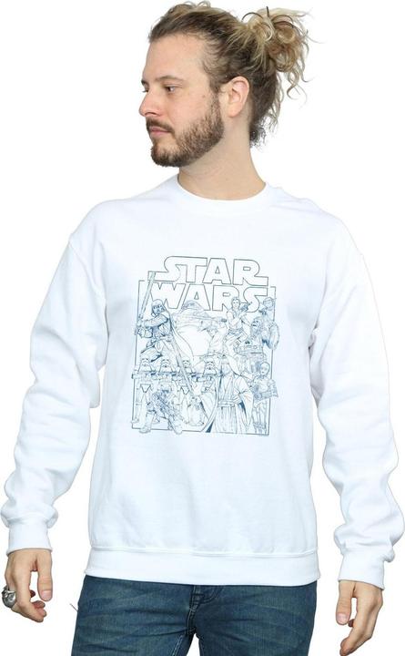 Produktbild Star Wars Outlined Sketch Sweatshirt (3XL)