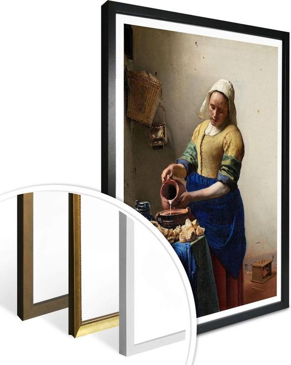 Immagine prodotto Trenddeko La ragazza con la brocca di latte (40 x 50 cm)