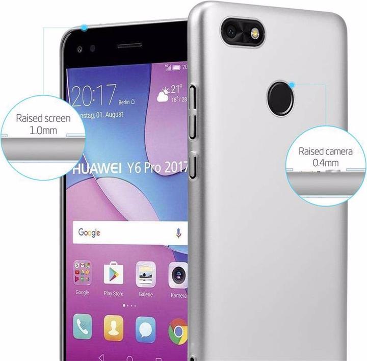 Produktbild Cadorabo Hard Cover Matt Metall Cover (Huawei Y6 Pro (2017))