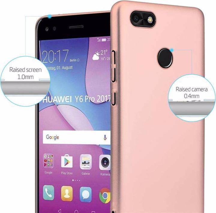 Image du produit Cadorabo Hard Cover Couverture métallique mate (Huawei Y6 Pro (2017))