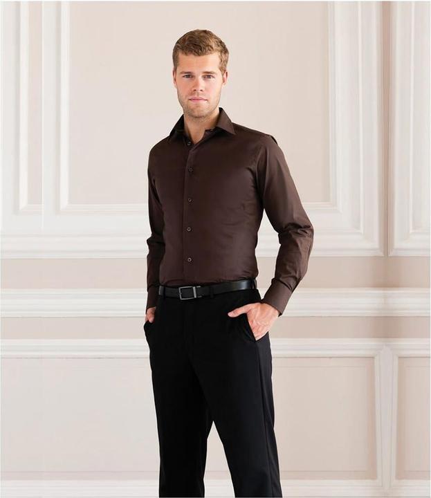 Actual product image Russell Collection Shirt Easy Care Long Sleeve (41)